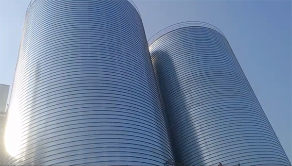 镇江2座混凝土高架卷板仓